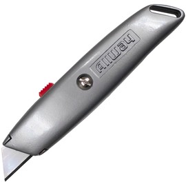ALLWAY RK4 Retractable Utility Knife with Delrin Slider and 3 Blades