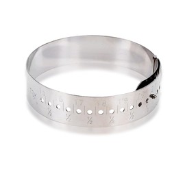 Joyzan Bracelet Gauge Sizer, Metal Wrist Measuring Tools Adjustable Measurement Sizing Ring Stainless Steel Slide Bracelet Jewelry Making Finger DIY Jewellery Ruler Measurer Supply 5.9 to 9.1in