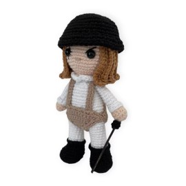 Nominó Alex Delarge Naranja Mecánica Amigurumi Crochet Nominó