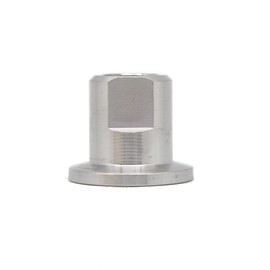QMINOX SS304 KF16 NPT Female Adaptor thread 1/4" NW16 KF Female coupling ISO-KF16 X FNPT 1/4"