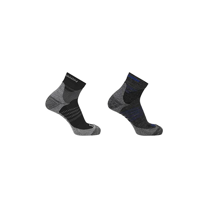[サロモン] ソックス 靴下 2足セット X ULTRA ACCESS QUARTER 2-PAC (エックスウルトラ