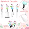 MOUNTCLIM 4 Pcs Easter Cheese Knives Set, Resin Handle with