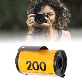 24 Sheets Color Negative Film, 35MM Gold 200 Film Roll, Professional ISO 200 HD Camera Color Film for Cameras, High Clarity & High Resolution