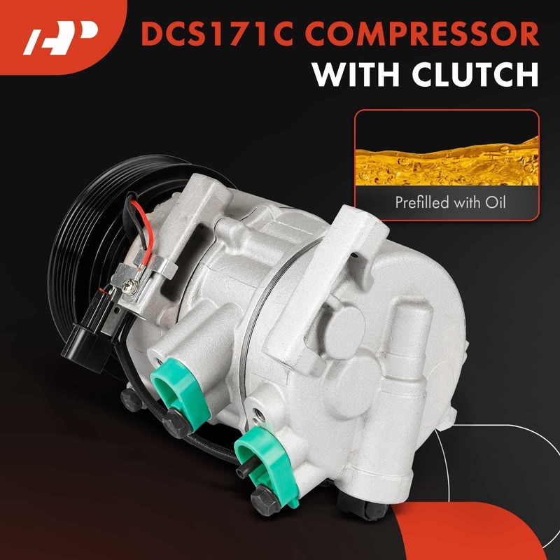 A-Premium Air Conditioner AC Compressor with Clutch Compatible with Hyundai