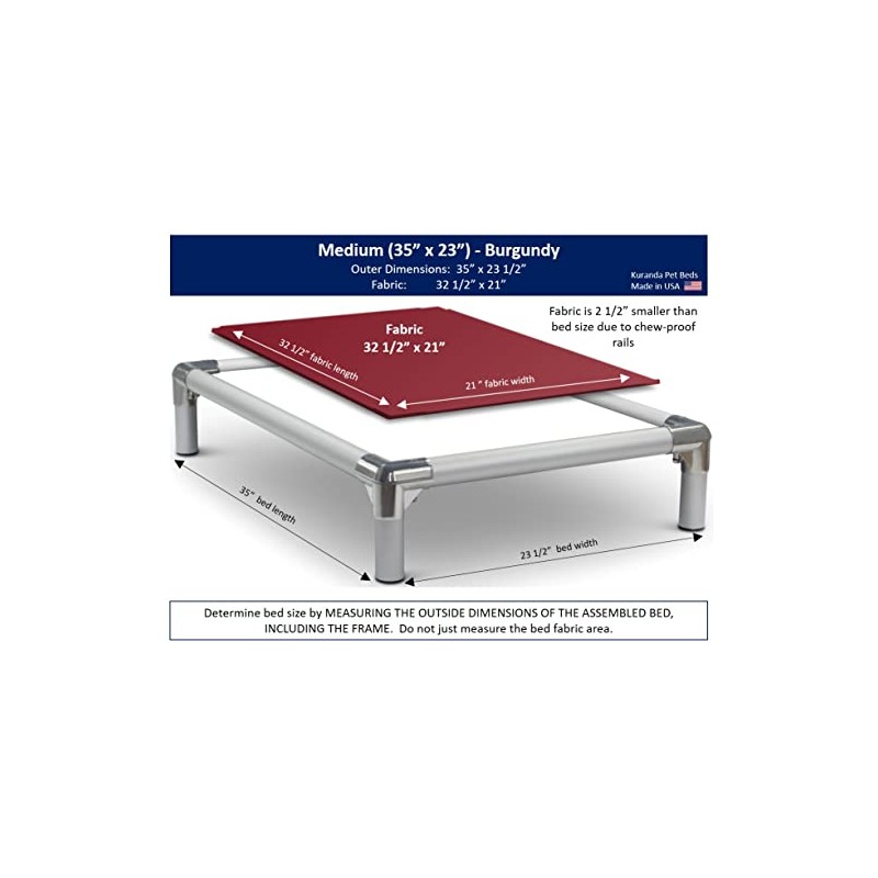 Kuranda Replacement Fabric - Medium - 35" x 23" -