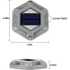 T-SUN 8Pcs Solar Deck Lights Deck Solar Dock LED Light