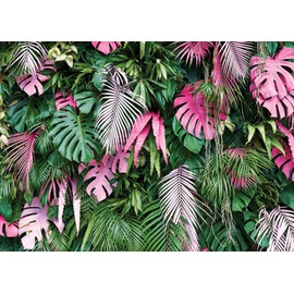 SJOLOON 7x5 Jungle Green Leaves Backdrop Birthday Party Photo Backdrop Tropical Plants Photography Backdrop for Baby Newborn Studio Props 11586
