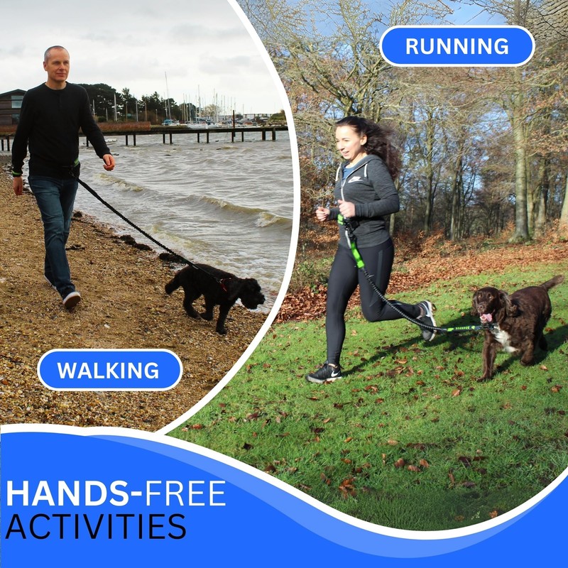 Fabpet Hands Free Dog Lead for Running, Walking and Jogging