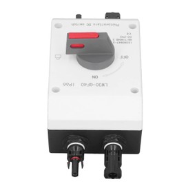 4P 1200VDC 32A Photovoltaic DC Isolator Solar Switch,IP66 Waterproof Insulated Switch for Solar Powered RV DC Switch ( Proctive)