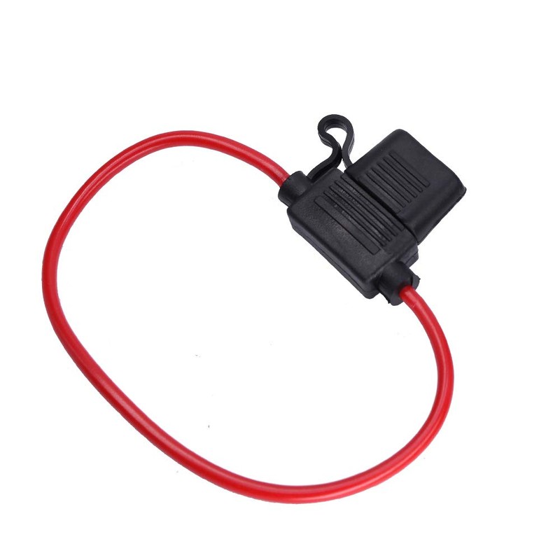 HUIQIAODS Inline Standard Fuse Holder 12V 30A Wire Waterproof ATC/ATO