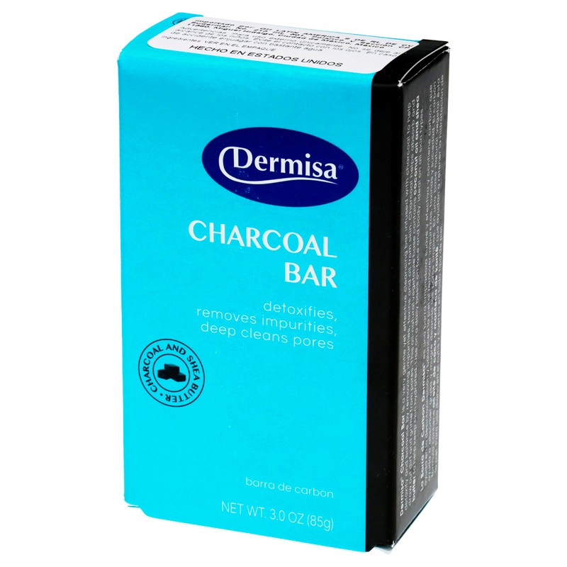 DERMISA BARRA DE JABON DE CARBON CON ACEITE DE COCO