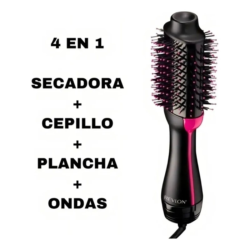 Cepillo Secador Revlon Rvdr5222la1n2 Voluminizador Ionico Profesional