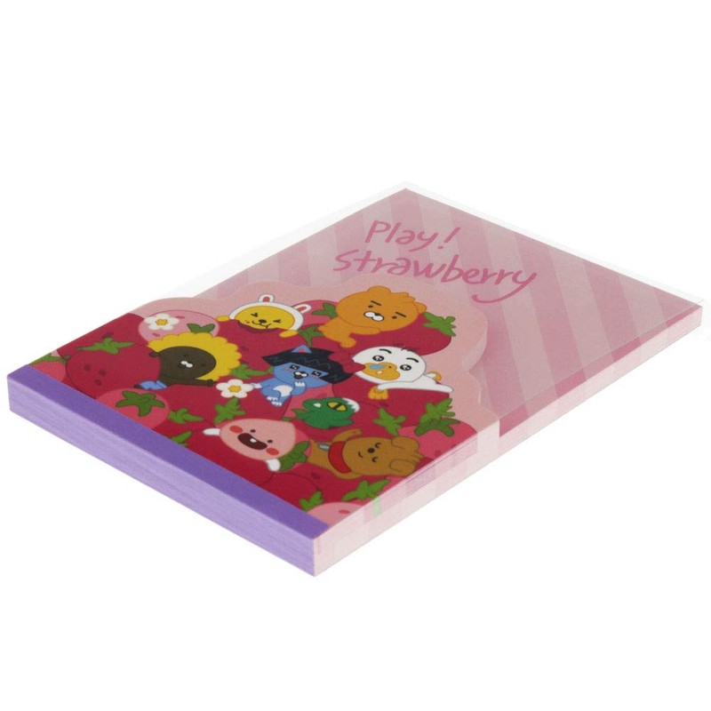 Sunstar Stationery Little Friend Die-Cut Memo A6 Strawberry S2828650
