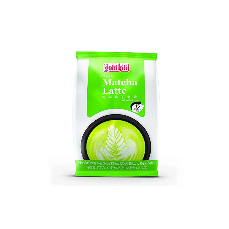 Gold Kili Instant Matcha Latte 25g/0.88oz X 15 Sachets (1)