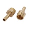 uxcell 1/4BSP Male Thread 6mm Hose Barb Tubing Fitting Coupler