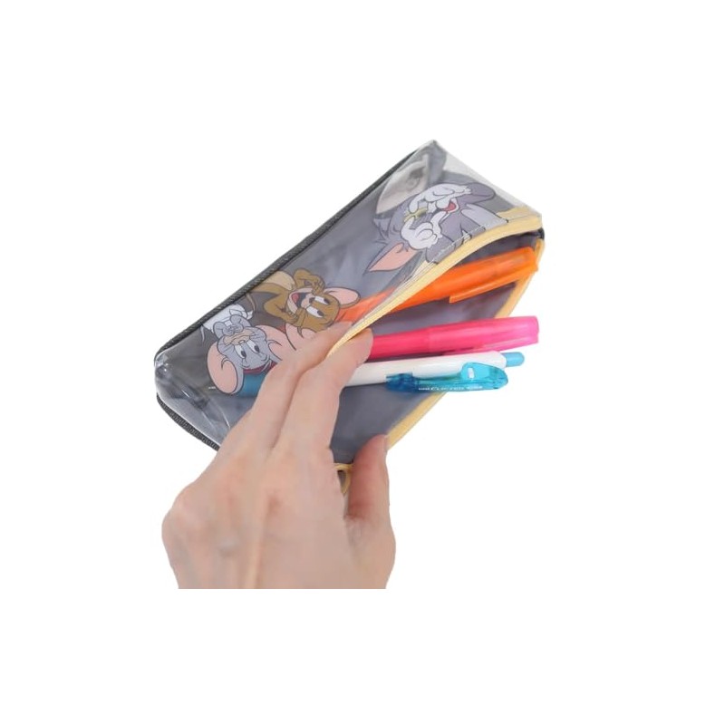 Tom and Jerry Clear Denim Pencil Case