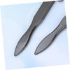 LALAFINA 6pcs Folding Stainless Steel Eyebrow Combs for Professional Makeup