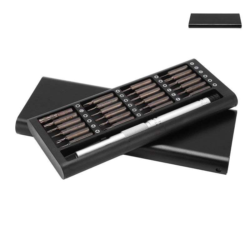 25 in 1 MultiSize Screwdriver Bits Set Steel Universal Precision