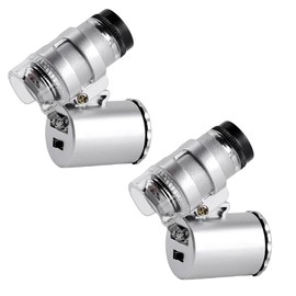 Mini 60X LED Microscope, Mini Pocket Microscope, Mini Microscope, Microscope for Jewelers, Jewelers Magnifying Glass 60X, Pocket Microscope Magnifier, Adjustable Magnifier, Jewellery Magnifier, Pocket