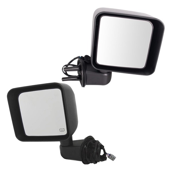 TRQ Mirror Set Power Driver & Passenger Side CH1320372 CH1321319