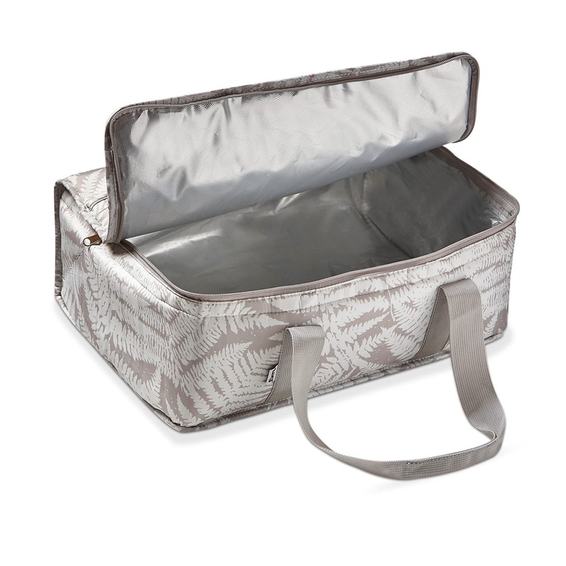 tag Fern Insulated Casserole Carrier grey