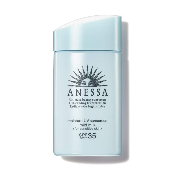 ANESSA (Old Product) Anessa Moisture UV Mild Milk A Sunscreen, 2.0 fl oz (60 ml), Unscented