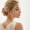 5 Sheets Colorful Butterfly Face Gems, Self-Adhesive Butterfly Gems