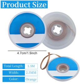 Desoldering Wire, No-Clean Desoldering Braid Desoldering Wick for Removing Solder and Disassembling Electrical Components (2.5 mm 1.5 m)