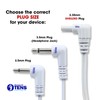 Tens Lead Wires - Two 2mm Pin Connectors (2 Pack)