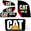 Aftermarket Fits Caterpillar 305.5E CR Decal Kit Skid Steer Equipment Decals  (305.5ECR)