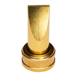 Rain Bird HENZLB2SWP 2" Solid Brass Garden Hose Water Nozzle, Lead-Free, Fan/Broom Sweeper Spray