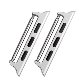 Sulla Connector Compatible with Apple iWatch Series 4, 5, 6, 7, 8, Silver 38mm, Classic