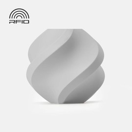 Bambu Lab PLA Basic 3D Printer Filament, New Colors Arrivals! 1.75mm PLA 3D Printing Filament Dimensional Accuracy +/- 0.03 mm, Fast Printing RFID PLA, No Warping & Tangling, 3D Print Material with Reusable 1kg Spool:_Light Gray (10104)_Refill_1kg