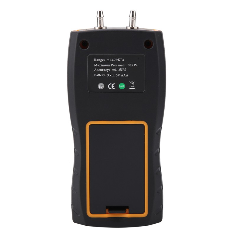 SW‑512B High Accuracy Digital Differential Pressure Gauge Air Pressure Meter