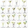 Martini Party Hanging Swirls Martini Birthday Party Decoration 20pcs Cocktail