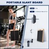 Portable Wooden Slant Board for Calf Stretching Squats Calf Stretcher