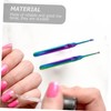 PACKOVE 2Pcs Stainless Steel Dead Skin Fork Professional Cuticle Pusher