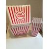 2 Jumbo Popcorn Buckets and 6 Popcorn Tubs
