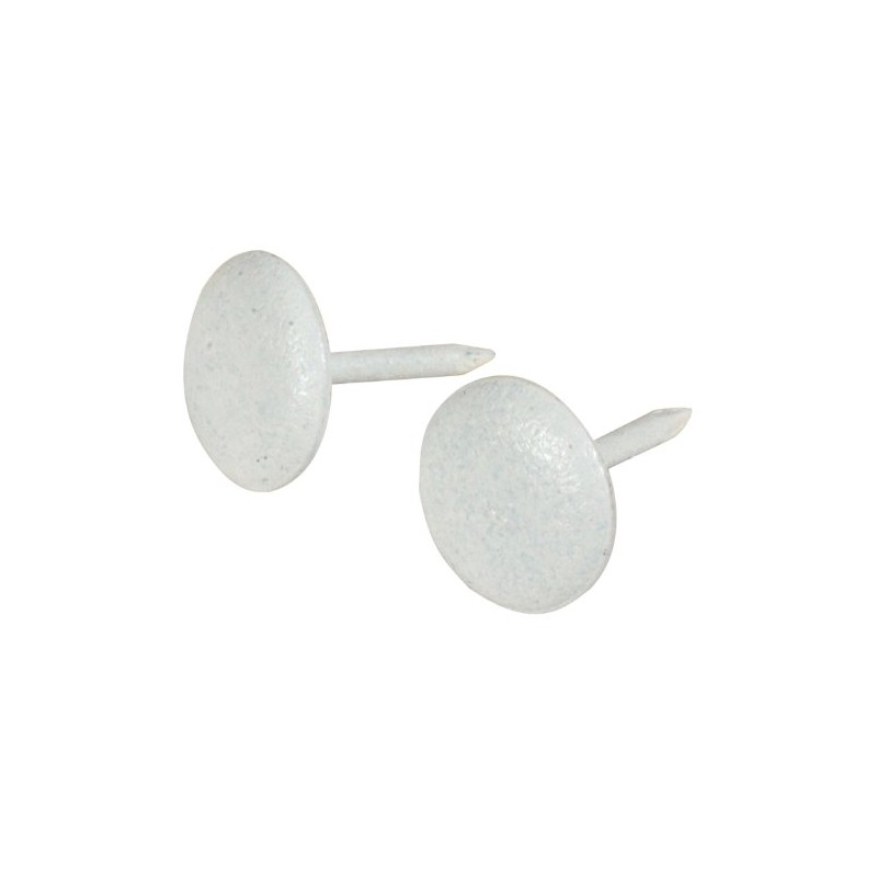 Hillman Furniture Nails White Round Head Large 25 Pack 532689