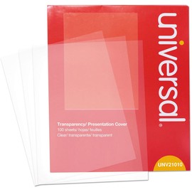 UNV21010 - Universal Transparent Sheets