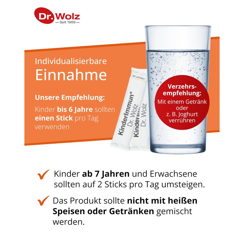 Dr. Wolz KinderImmun* 30 Sticks - Active Complex for Immune