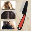 TEAWOO Dandruff Comb, Stainless Steel Fine Tooth Comb, Dandruff Remover,
