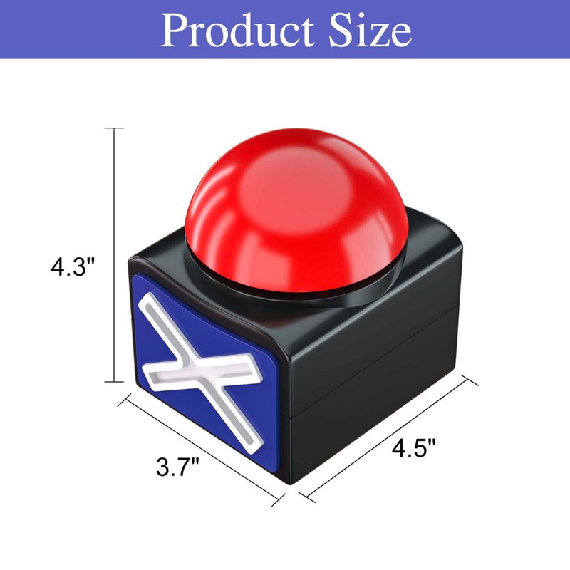BEAN LIEVE Beanlieve Game Buzzer Answer Button, Which Can Be