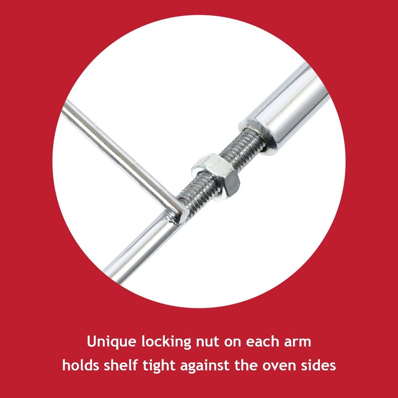 SPARES2GO Adjustable Oven Shelf compatible with Cooke & Lewis Extendable