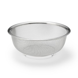 Muji 12828969 Stainless Steel Mesh Colander, S, Approx. Diameter 6.5 x Height 2.6 inches (16.5 x 6.5 cm)