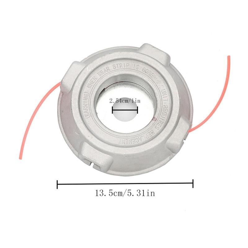 Perfk Strimmer Head Grass Eater Head Replacement, String Strimmer Head,