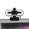 Webcam USB2.0 1080P HD 30FPS High Resolution LED Light PC
