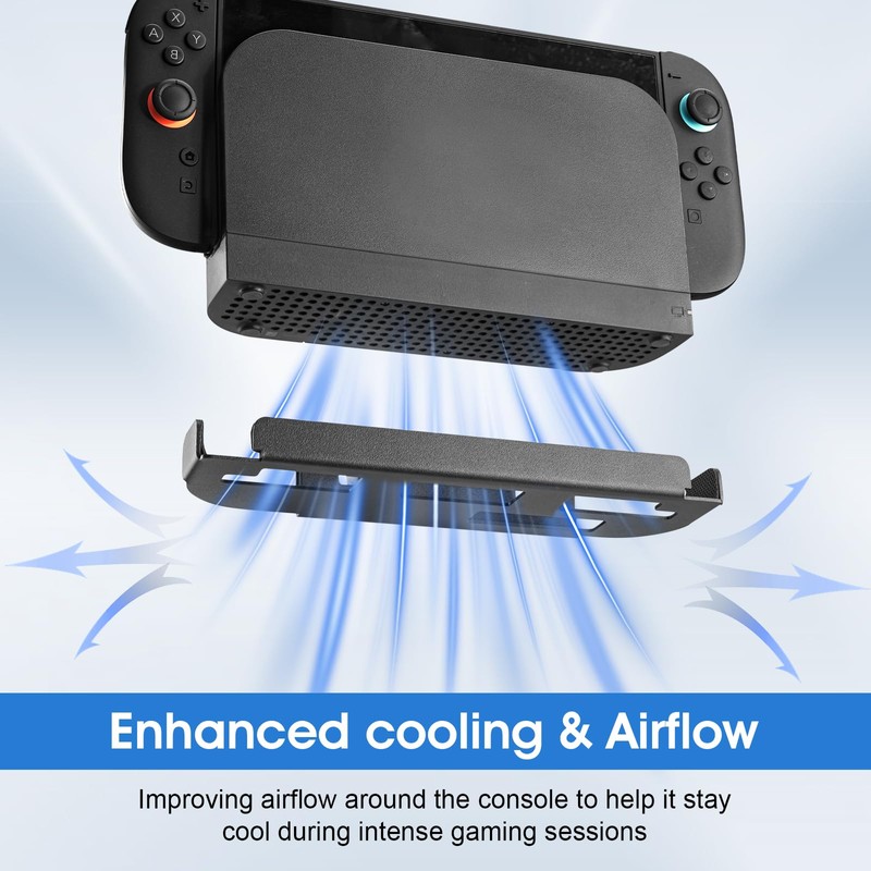 REEYEAR Metal Wall Mount Holder Dock Compatible with Switch 2