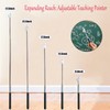 Extendable Teacher Pointer - Versatile, Adjustable, Ergonomic Teaching Aid &