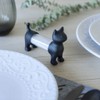 Balvi Toothpick Dispenser and Salt and Pepper Shakers CAT Black